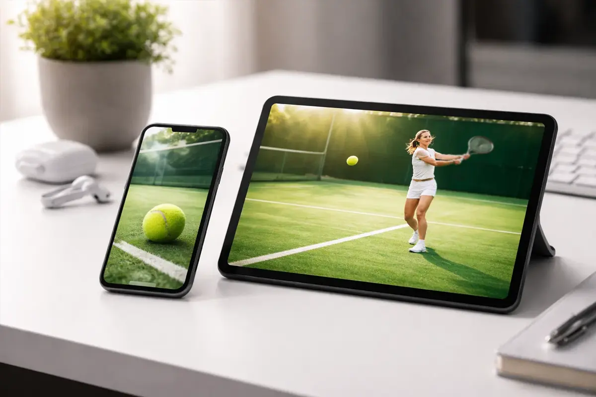 Application mobile de paris sportifs tennis