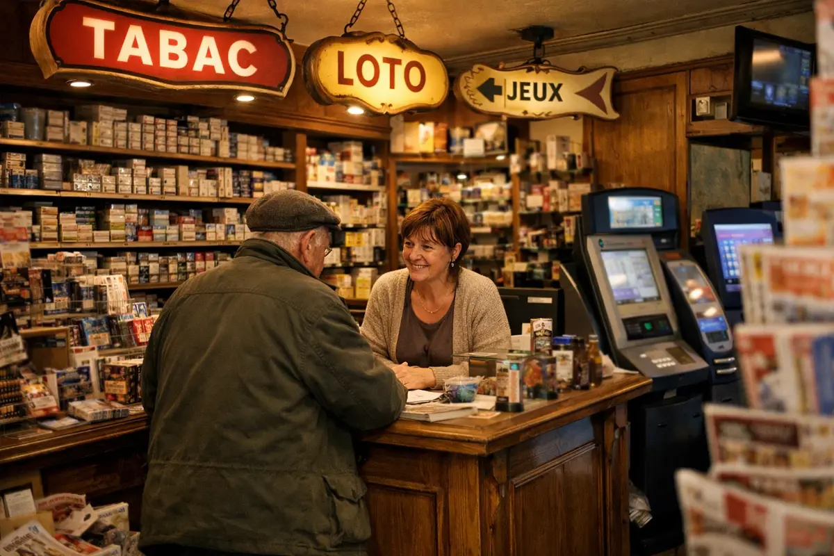 Bureau de tabac proposant des paris sportifs